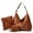 1-Brown, variant on Sendfen Handbags for Women Shoulder Bags Tote Satchel Hobo 4pcs Purse Set