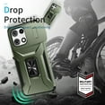 thumbnail image 5 of For Motorola Moto G 5G 2025/ Moto G Play 5G 20205 Case, Sliding Camera Lens Cover Military Grade Protection Stand Bracket Bumper Rugged TPU PC Phone Case for Motorola Moto G Power 2025,Darkgreen, 5 of 8