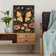 thumbnail image 5 of Qisvanset 12x16 Inch 2D Flat Framed Canvas Art, Blue Bow Coquette Trendy Apartment Dorm Religious Home Wall Decor, 5 of 5