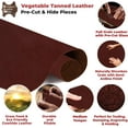 thumbnail image 3 of European Leather Work 5-6 oz. 2-2.4mm Vegetable Tanned Leather Pre-Cut Size: 10x36 - Cognac - Natural Shrunken Grain Cowhide Craftsmen Grade Quality for Tooling, Carving, Engraving, Molding, 3 of 8