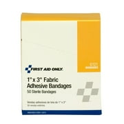 Fabric Bandages, 1" x 3", 50 Box/18 Case (1 Case)