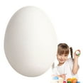 thumbnail image 2 of RUIG 1 Pcs Wooden Easter Eggs Faux Eggs for DIY Easter Eggs Realistic Fake Eggs Crafts and Easter Decorations Eggs for Kids Easter Crafts DIY Decor Party Favors (White), 2 of 7