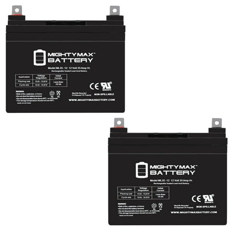12V 35AH SLA Battery for Doorking Power Inverter 1000 - 2 Pack