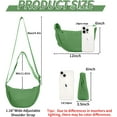thumbnail image 2 of Small Nylon Crescent Crossbody Purses Bag for Women Men Trendy,Travel Sling Bag, 2 of 7
