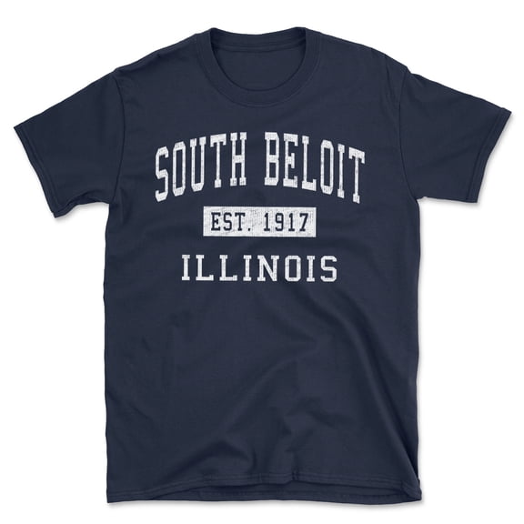 South Beloit Illinois Classic Established Men's Cotton T-Shirt