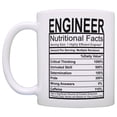 thumbnail image 2 of ThisWear STEM Gifts Engineer Nutritional Facts Label Science Gag Gift 11 ounce 2 Pack Coffee Mugs, 2 of 4