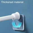 thumbnail image 6 of Clearance Hooks under $5 Adhesive Curtain Rod Holder Wall Mounted Shower Curtain Rod Tension Holder Shower Rod Mount Retainer For Wall No Drilling Not Include Shower Curtain Rod 4PCS, 6 of 7