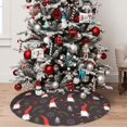 thumbnail image 5 of Yiaed Cute Christmas Gnomes Print Christmas Tree Skirt , Tree SkirtsTree Mat for Christmas Winter Holiday Indoor Decorations-48", 5 of 7