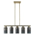thumbnail image 6 of Monet 5-Light Brass Pendant, 6 of 8