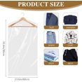 thumbnail image 2 of Clear Clothes Covers,Bexikou 20 Pack Plastic Garment Bags Dry Cleaner Bags for Hanging Clothes Dust-Proof Transparent Clothing Protector Covers for Closet Storage, 2 of 7