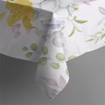 thumbnail image 2 of 60x60 Inch Waterproof Square Tablecloth, Thickened Polyester Table Cover for Dining & Parties, Floral Print, 2 of 6