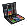 thumbnail image 3 of Triani 150Pcs Kids Art Supplies Professional Painting Drawing Set with Oil Pastels Crayons Colored Pencils Watercolor Pens Coloring Art Set for Beginner Artists for Girls Boys Teens 3-12, 3 of 7