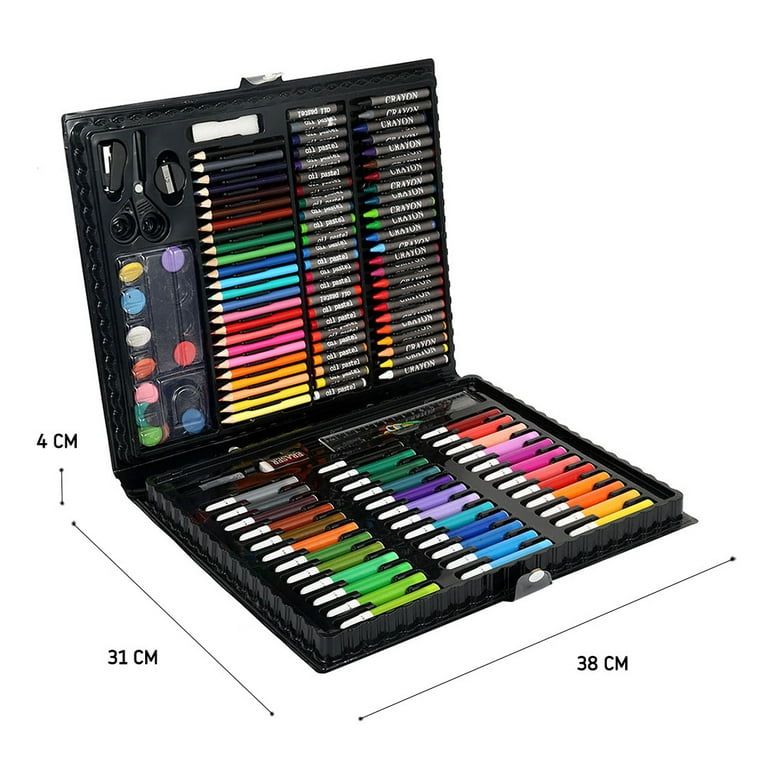 150-Piece Art Set, Deluxe Professional Color Set, Art Kit for Kids and  Adult, with Compact Portable Case 