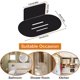 thumbnail image 4 of porte - Savon Autocollant Mural Noir, Porte - Savon De Douche En Acier Inoxydable, Bote Savon Non Poreuse Pour La Cuisine De La Salle De Bain Pou, 4 of 5