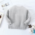 thumbnail image 2 of SILVERCELL 3M-6T Toddler Baby Girls Boys Fall Winter Knit Sweater, Kids Warm Crewneck Pullover Sweatshirt Long Sleeve Blouse Tops, 2 of 7