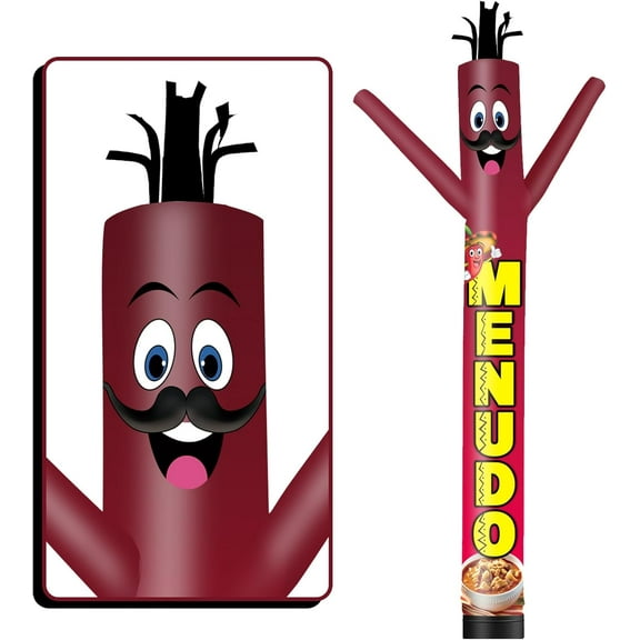Inflatable Tube Man Menudo Wacky Wavy Dancing Guy  for Outdoor Decoration Advertising Business Promotion - Food Theme (Blower Not Included)