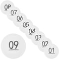 thumbnail image 4 of 50Pcs Number Lottery Balls Activity Lottery Balls Entertainment Raffle Drawing Balls Party Game Balls, 4 of 9