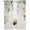 Sage Green Brown, variant on Eucalyptus Leaf Semi Sheer Window Curtains 72 Inches Long, Watercolor Green Plant Vintage Country Rod Pocket Voile Silky Chiffon Curtain Light Filtering Drapes for Living Room, 52"x72", 2 Panels