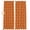 Orange, variant on Orange Morocco Blackout Curtains for Bedroom/Living Room, Pinch Pleated Black Out Curtains, Geometric Leaf Diamond Lattice Abstract Room Darkening Window Drapes with Hooks 2 Panels, 59"x70"