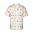 thumbnail image 3 of Daiia Summer Rabbit Hawaiian Shirt for Men Gentle Cotton Regular Short Sleeve Casual-3X-Large, 3 of 9