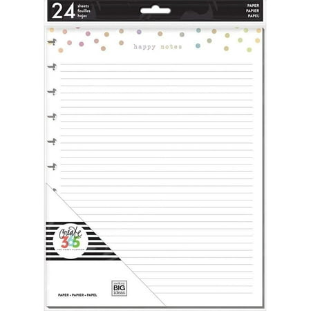 Foil Print Paper - me & My Big Ideas FILBX-01 The Happy Planner Big Fill Life Foil Paper, 24 sheets of pre-punched, double sided paper with golden foil detail By Me My Big Ideas