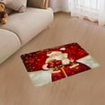 thumbnail image 3 of yuksok Carpet Rectangular Flannel Slip Santa Claus Elk Room Doormat H H, 3 of 7