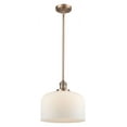 thumbnail image 2 of Innovations 201S-AC-G71-LED Transitional One Light Mini Pendant from Franklin Restoration collection in Copper finish,, 2 of 2