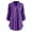 Purple, variant on LEBONYARD Long Sleeve Womens Tops,3/4 Sleeve Length Sleeve Women's Shirts Save up under 50%,Women Ladies Large Size Button Solid Lace V-Neck Long Sleeve Shirt Blouse Purple M