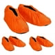 thumbnail image 1 of Cubiertas de zapatos reutilizables antideslizantes Uxcell, 3 pares de cubiertas de botas lavables y gruesas, protectores de zapatos suaves, naranja, 1 of 6