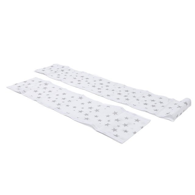 Barrera Para Cama De Bebé, Forro De Malla Transpirable Para Cuna, Parachoques Para Cama De Bebé, Forro De Malla Suave, Protector De Cuna Anticaída, 2 Uds.