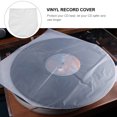 thumbnail image 2 of OUNONA 100 Pcs Accessoires pour Disques Vinyles LLDPE CD Cover Transparent Résistant aux Rayures Transport, 2 of 8