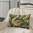 thumbnail image 5 of Naloa Mallard Duck And Flowers Pillowcase, Throw Pillowcase, Wrinkle-Free, Stain-Resistant with Hidden Zipper for Bedroom Sofa-20"x30", 5 of 6