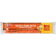 Keebler Cheese and Peanut Butter Sandwich Crackers, Single Serve Snack Crackers, 1.8 oz