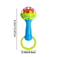 thumbnail image 3 of Toys for Kids! Fwttom Baby Rattles 0-6 Months, Soothing Early Educational Baby Toys, Boil-Safe Soft Rubber Toddler Toys Hand Rattles for Babies 0-6 Months, 3 of 6
