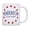 America, variant on Distorted American Flag - 2026 Independence Celebration Gift - Ceramic Mug - 11oz