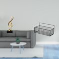 thumbnail image 2 of Escultura de resina con estantes de cesta de alambre. Organizador creativo de mesa y pared para decoración y almacenamiento del hogar., 2 of 8