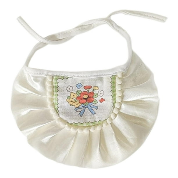 Babero para mascotas, disfraz para perros y gatos, fácil de usar, correa para el cuello, impermeable, bufanda para mascotas, collar para gatos Verde