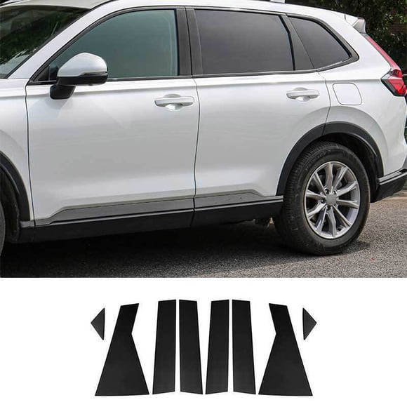 Convient pour Honda CRV CR-V 2023-24 Couverture de Pilier en Titane Noir A, B, C 8P