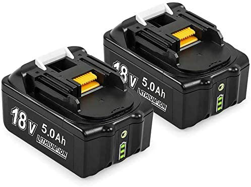 2X For 18V Makita BL1850 BL1860 18 Volt 5.0Ah LXT Li-Ion Cordless Battery BL1840 