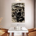 thumbnail image 3 of Elephant Stock Every Love Has A Reason Why I Wall Art - Vertical Canvas Wall Art - Hallway Wall Decor - Abstract Canvas - Black And Gray Decor By Luca Brandi - 34" x 51", 3 of 8
