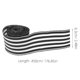 thumbnail image 2 of unbranded Ribbon Black and White Striped Polyester with Wired Edge for Rustic Farmhouse Decor and Craft Wrapping, 2 of 6