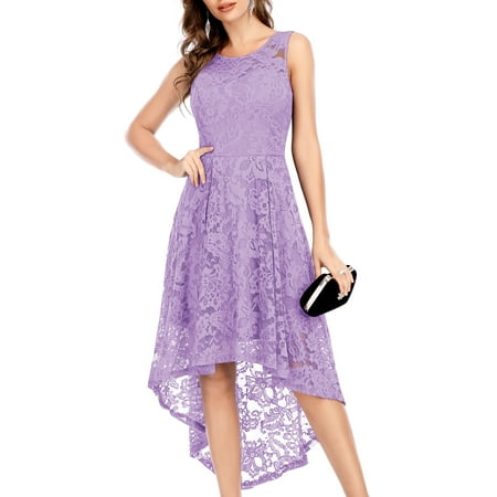 Dressystar Women Floral Lace Homecoming Dresses Female Knee-Length Cocktail Party Dress