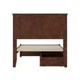 thumbnail image 3 of Felicity Twin XL Wood Platform Bed with Panel Footboard & Drawers in Walnut, 3 of 5