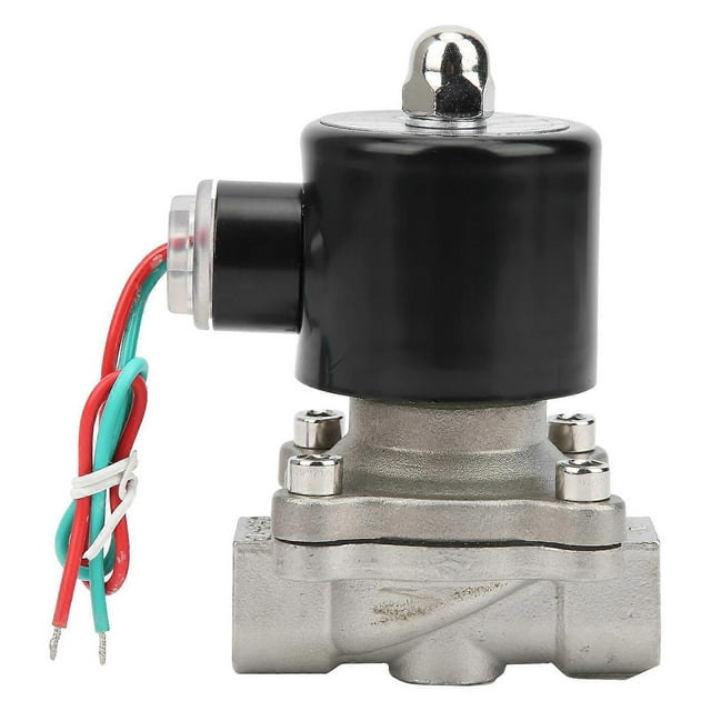 3/8in Sole Valve Direct Acting Normally Closed Stainless Steel for Water Air OilDC 12V