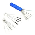 thumbnail image 4 of KLKCMS Carburettor Cleaner Brush Set Carburetor Removal Tools for Accessories Moped without Scrape Pin, 4 of 9