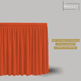 thumbnail image 2 of Mantel Bambalina Para Mesa De 1.80 x 0.75 Colores Naranja, 2 of 5