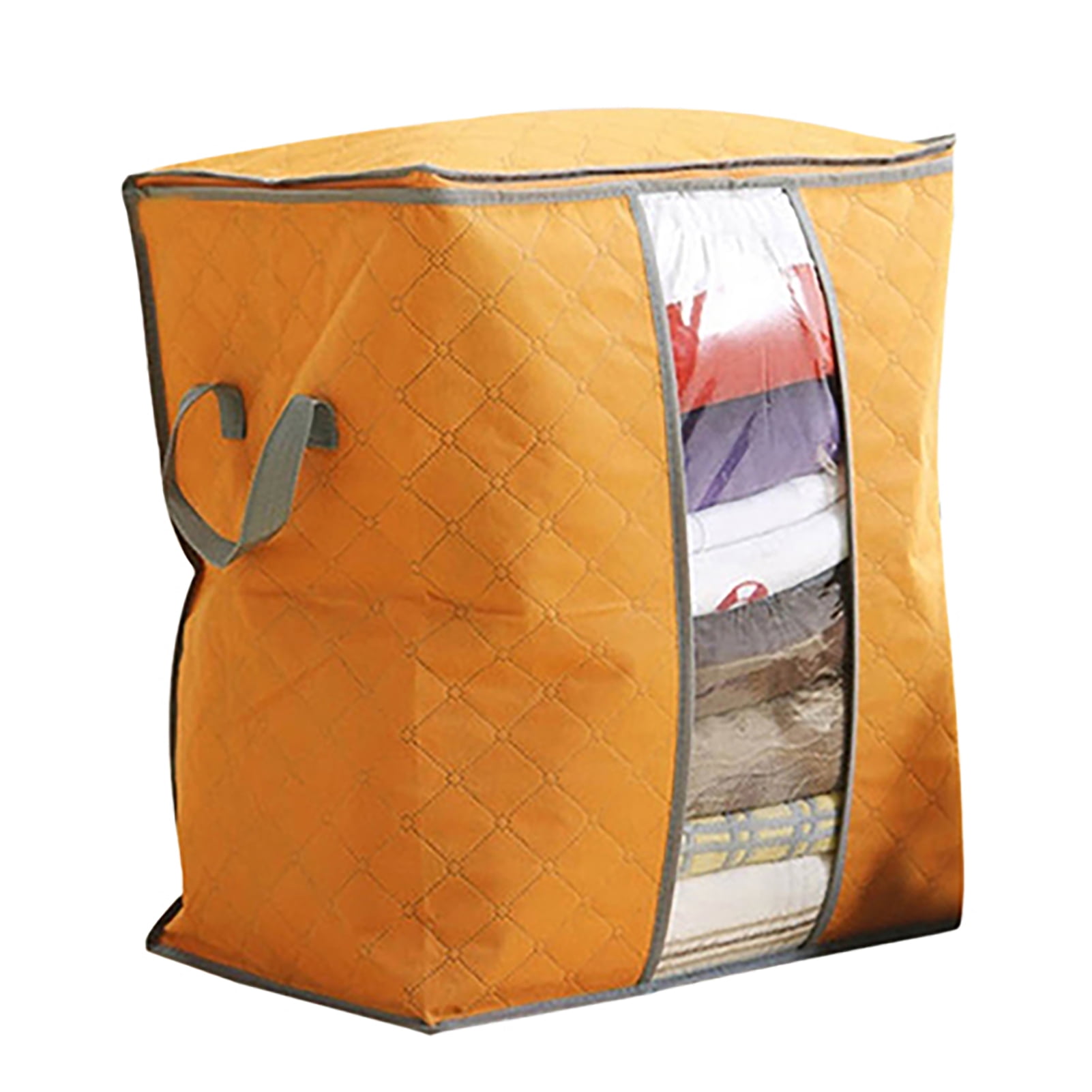 Papaba Quilt Storage Bag,Storage Bag Colorful Space Saving Large Capacity Storage Case for Home