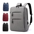 thumbnail image 2 of Mochila para hombre y mujer, resistente al desgaste, con carga USB, de 15,6 pulgadas, para ordenador de viaje, de negocios y ocio, 2 of 5