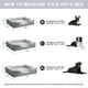 thumbnail image 4 of Cama para perros LEXTRO, sofá ortopédico grande con funda extraíble y lavable, 4 of 9