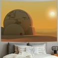 thumbnail image 2 of Twin Suns Planet Tapestry, Large Soft Flannel, Desert Globe Wall Hanging Tapestries for Living Room Bedroom Home Decor DSFS819, 2 of 6